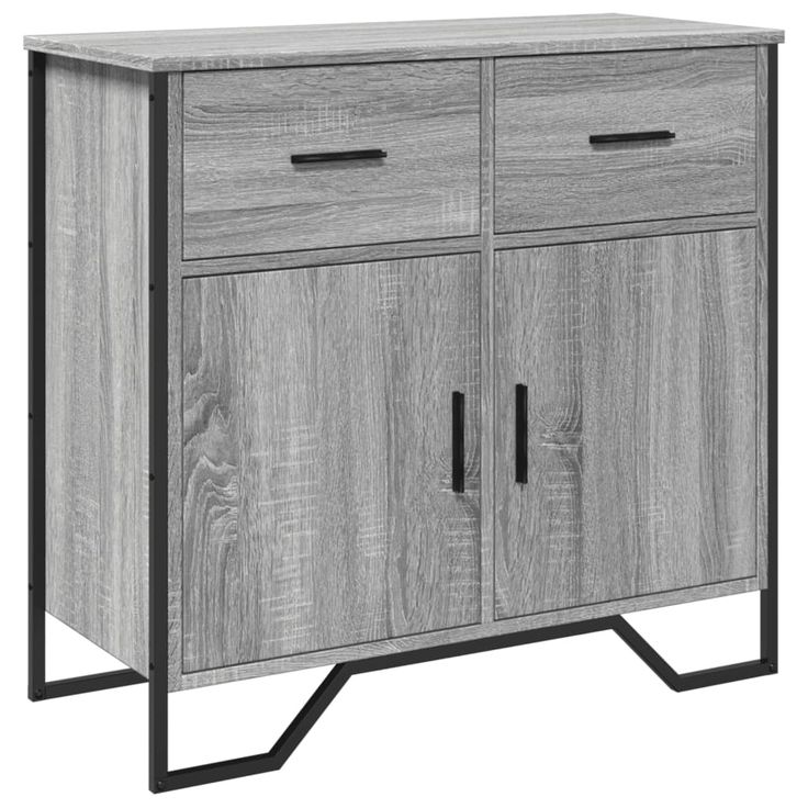 Senkki harmaa Sonoma 79,5x35,5x74,5 cm tekninen puu (48547)