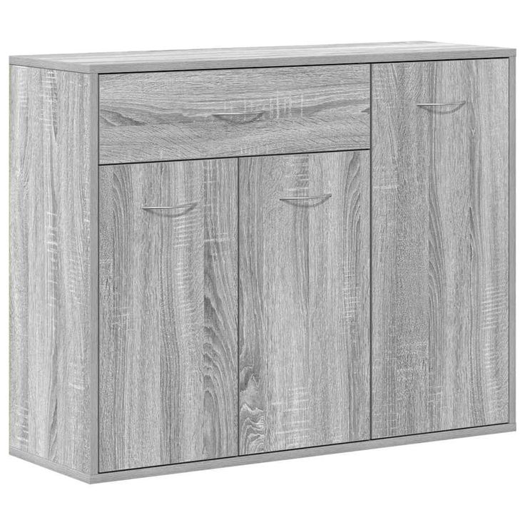 Senkki harmaa Sonoma 88x30x70 cm tekninen puu (15367)