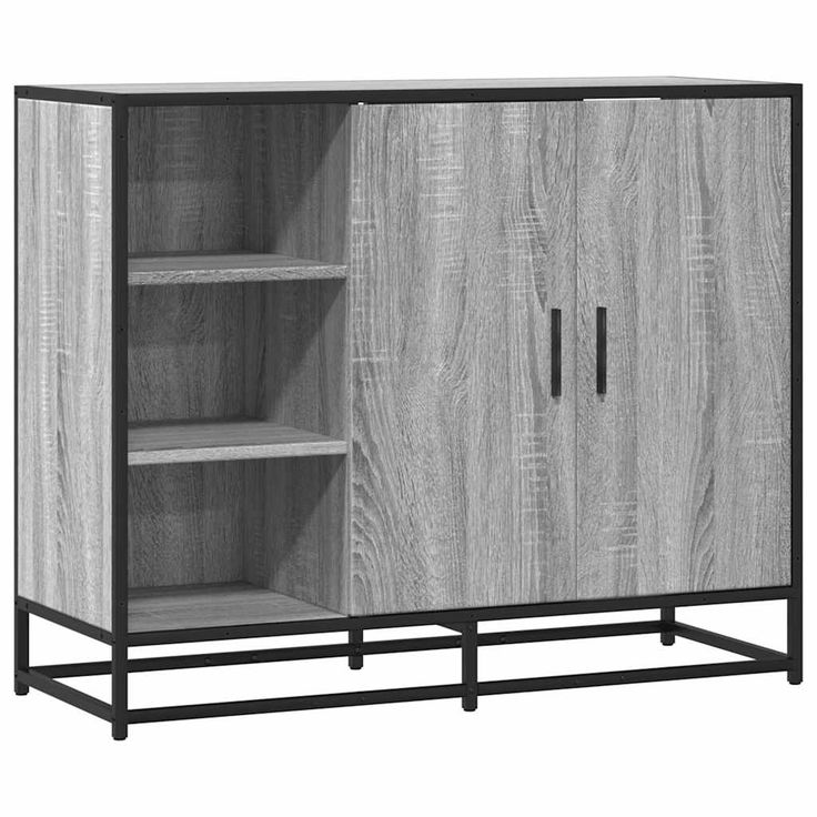 Senkki harmaa Sonoma 92x35x76 cm tekninen puu (49022)