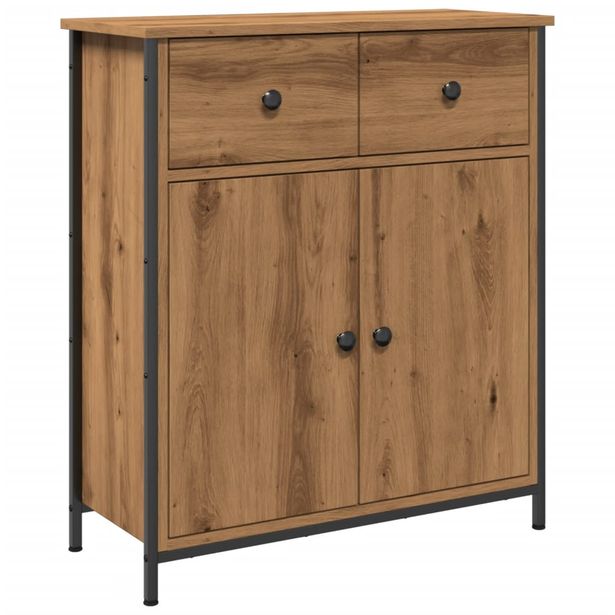 Senkki käsityöläinen tammi 70x30x80 cm tekninen puu (57471)