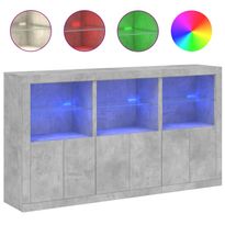 Senkki LED-valoilla, 181,5x37x100 cm, eri värejä (33144)