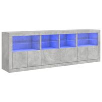 Senkki LED-valoilla, 202x37x67 cm, eri värejä (33124)