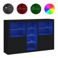 Senkki LED-valoilla 162x37x100 cm, eri värejä (33147)