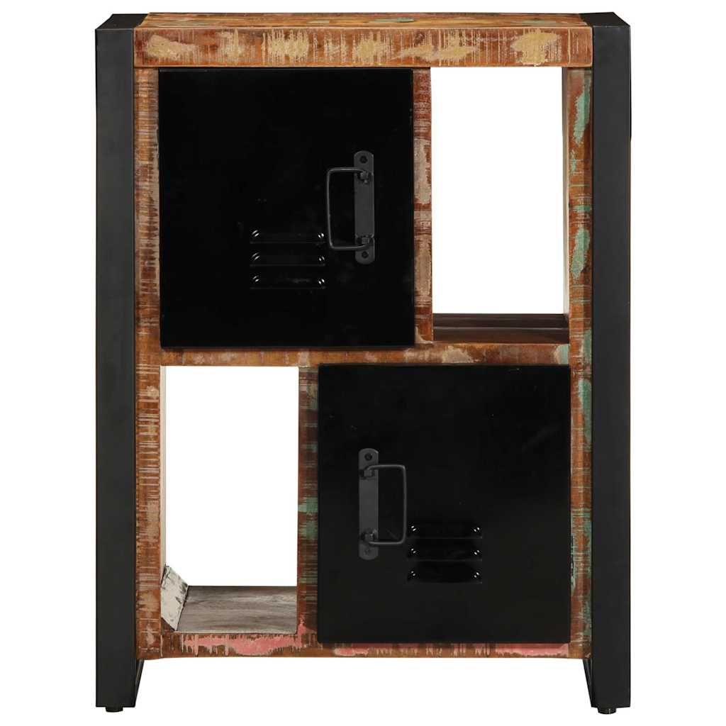 Senkki Monivärinen 55x35x70 cm massiivipuu kierrätetty (13580)