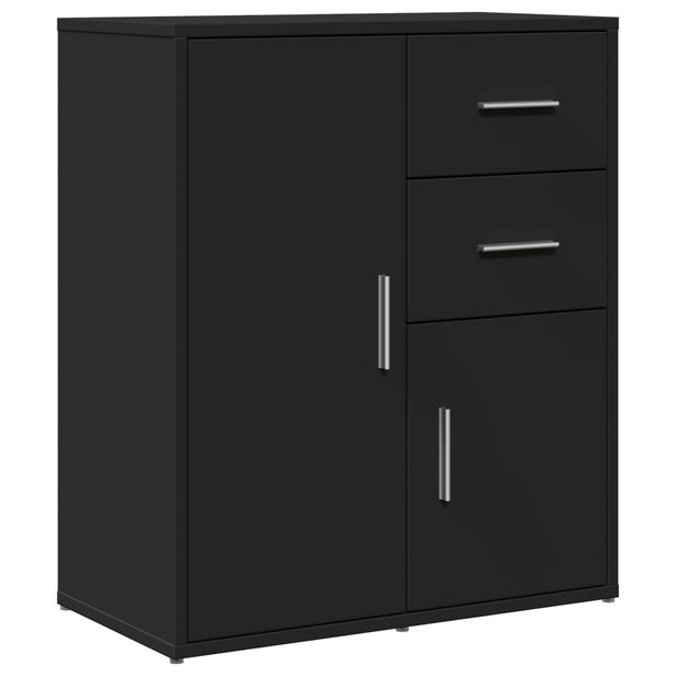 Senkki musta 60x31x70 cm tekninen puu (40479)
