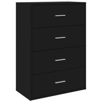 Senkki musta 60x31x84 cm tekninen puu (40500)