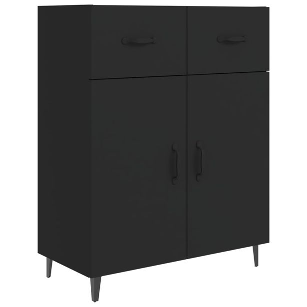 Senkki musta 69,5x34x90 cm tekninen puu (12196)