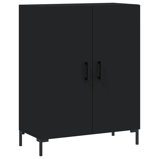 Senkki musta 69,5x34x90 cm tekninen puu (27725)