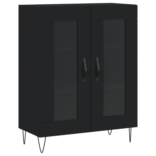 Senkki musta 69,5x34x90 cm tekninen puu (27781)