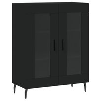 Senkki musta 69,5x34x90 cm tekninen puu (27805)