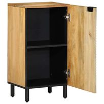 Senkki Ruskea 40x33x75 cm Massiivipuu Mango (17744)