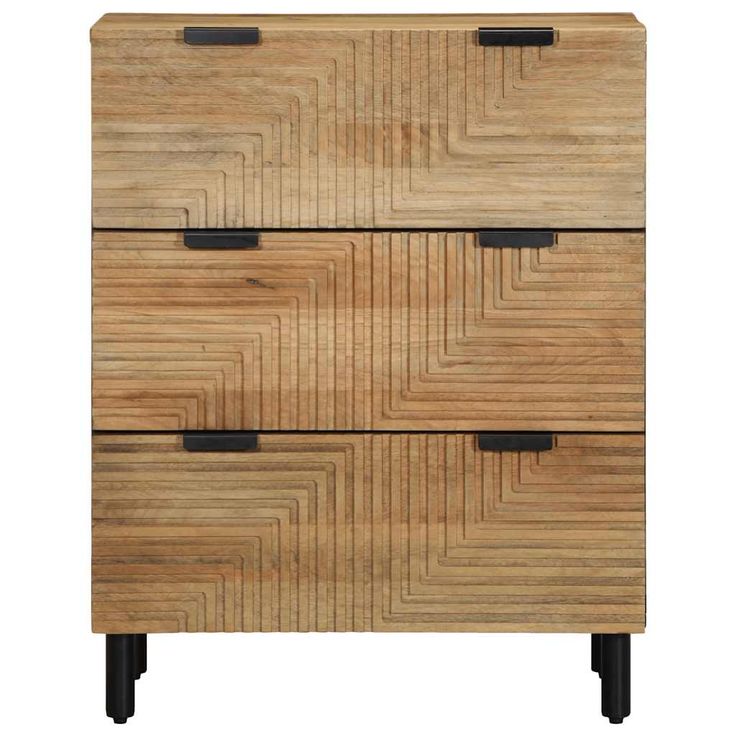 Senkki Ruskea 60x33x75 cm Massiivipuu Mango (17723)
