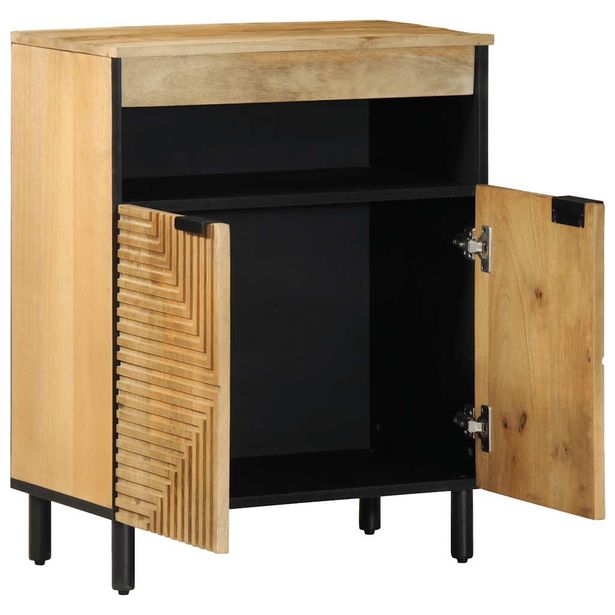 Senkki Ruskea 60x33x75 cm Massiivipuu Mango (17745)