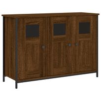 Senkki ruskea tammi 100x35x70 cm tekninen puu (35523)