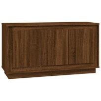 Senkki ruskea tammi 102x35x55 cm tekninen puu (31892)