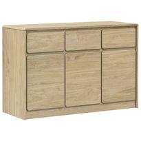 Senkki SAUDA tammenvärinen 114x43x75,5 cm täysi mänty (77601)