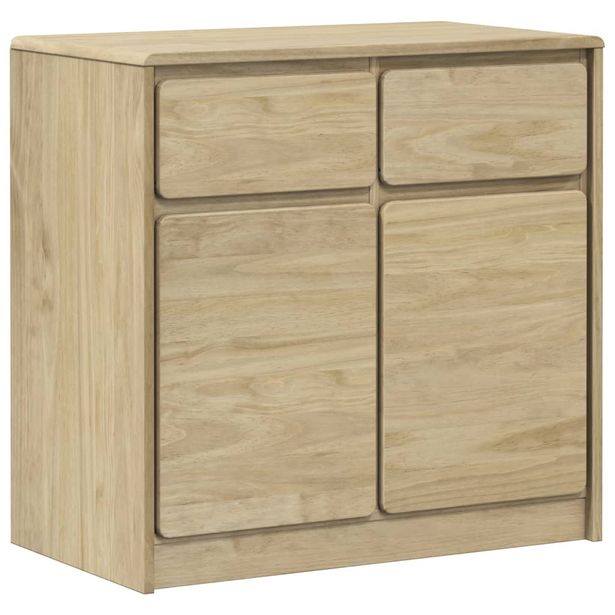 Senkki SAUDA tammenvärinen 80x43x75,5 cm täysi mänty (77600)