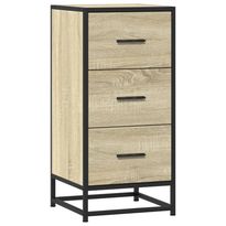 Senkki Sonoma tammi 35,5x35x76 cm tekninen puu ja metalli (48945)