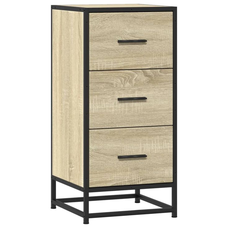 Senkki Sonoma tammi 35,5x35x76 cm tekninen puu ja metalli (48945)
