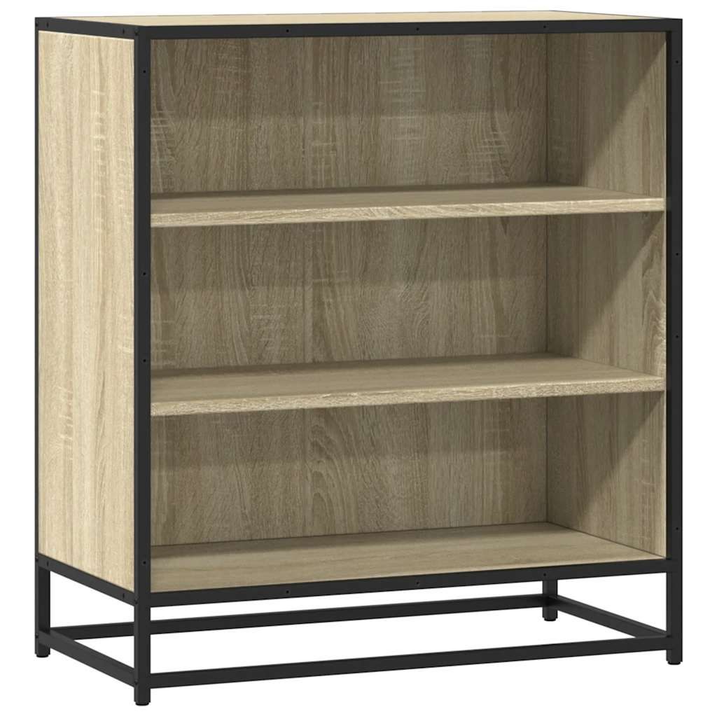 Senkki sonoma tammi 68x35x76 cm tekninen puu ja metalli (48975)