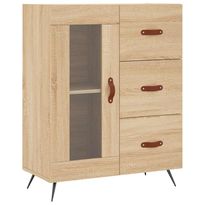 Senkki Sonoma-tammi 69,5x34x90 cm tekninen puu (28015)