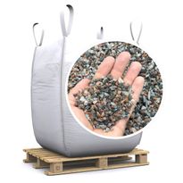 Hiekoitussepeli Viheraarni, 3-6mm, sekavärinen, 1000kg