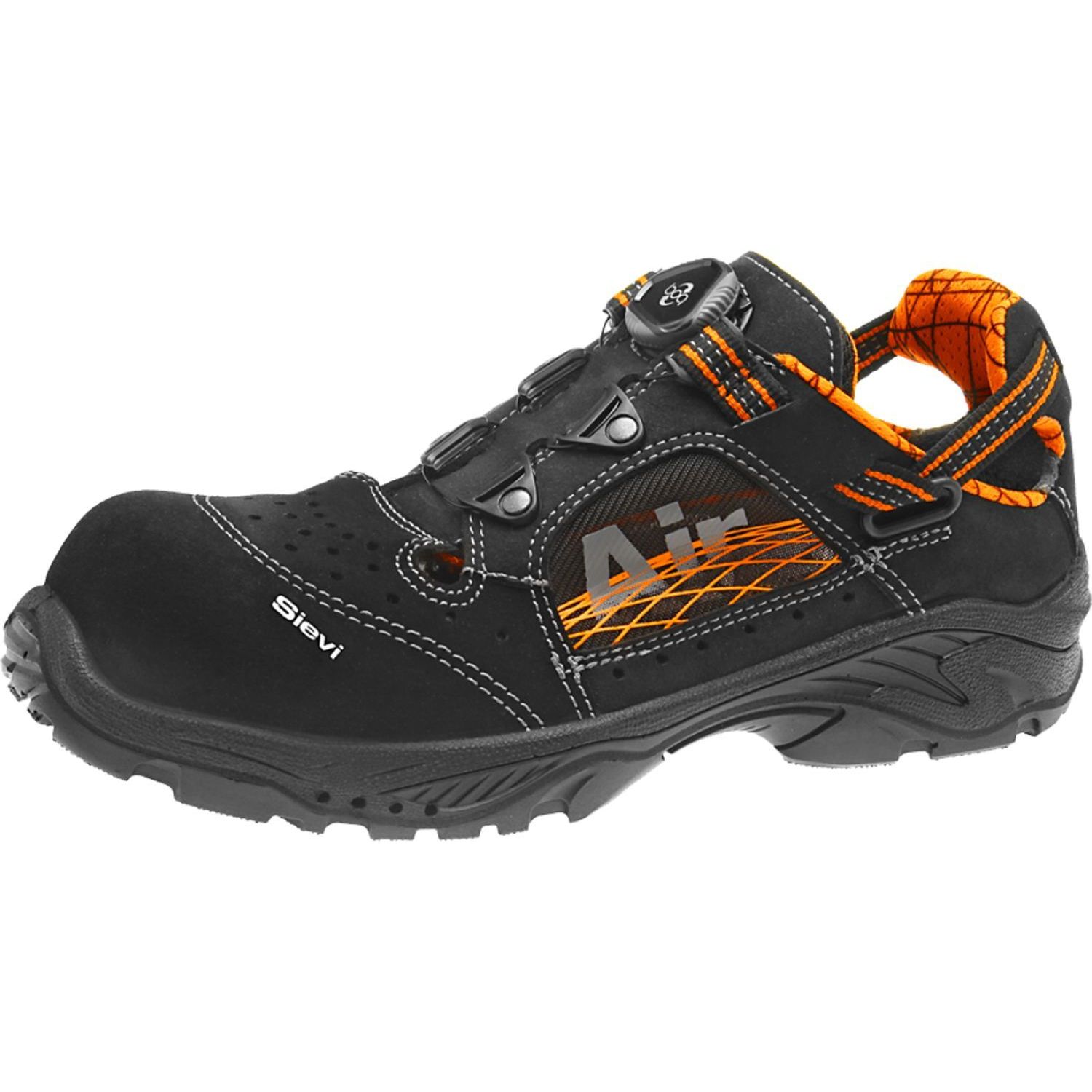 Turvasandaali Sievi Air Roller S1P, oranssi/musta, koko 39