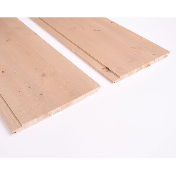 Sisustuspaneeli Siparila Aava, 15x220x2050mm, mänty, liimapuu, lakattu, kuultava ruskea, Hiekkaranta