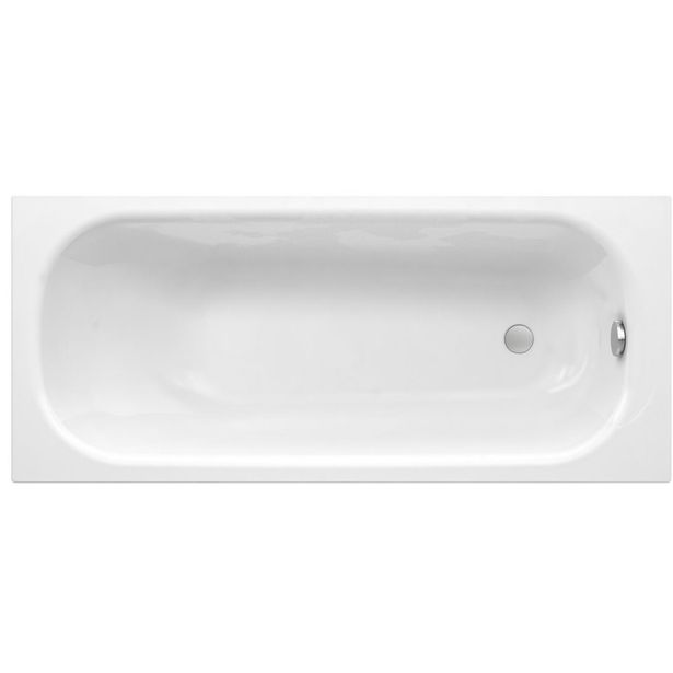 Kylpyamme Gustavsberg, 1700 x 700 mm, upotettava, ylivuotosuojalla, valkoinen