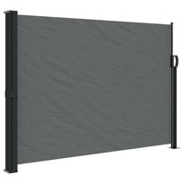 Sisäänvedettävä sivumarkiisi antrasiitti 140x300 cm (04308), Verkkokaupan poistotuote