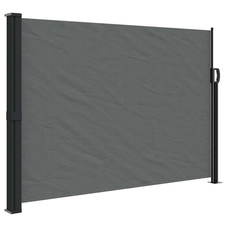 Sisäänvedettävä sivumarkiisi antrasiitti 140x500 cm (04428)