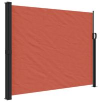 Sisäänvedettävä sivumarkiisi Terrakotta 160x500 cm (04438)