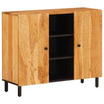 Sivukaappi 90x33x75 cm, eri puumateriaaleja (32533)