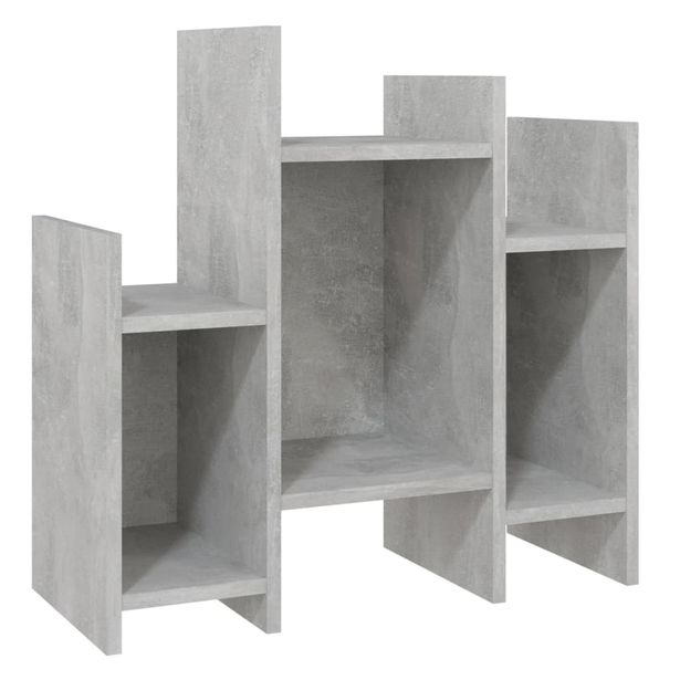 Sivukaappi betoninharmaa 60x26x60 cm tekninen puu (06287)