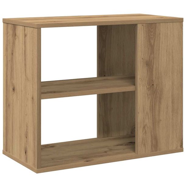 Sivukaappi käsityöläinen tammi 60x30x50 cm tekninen puu (56493)