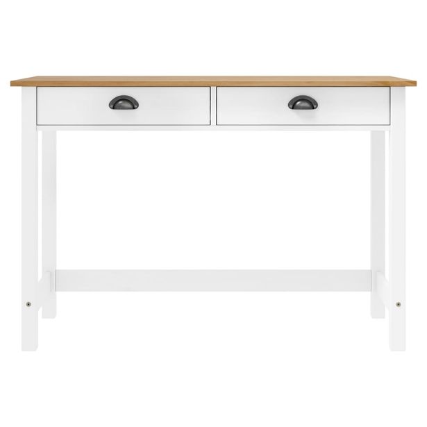 Sivupöytä Hill 2 laatikolla 110x45x74 cm täysi mänty (88994)
