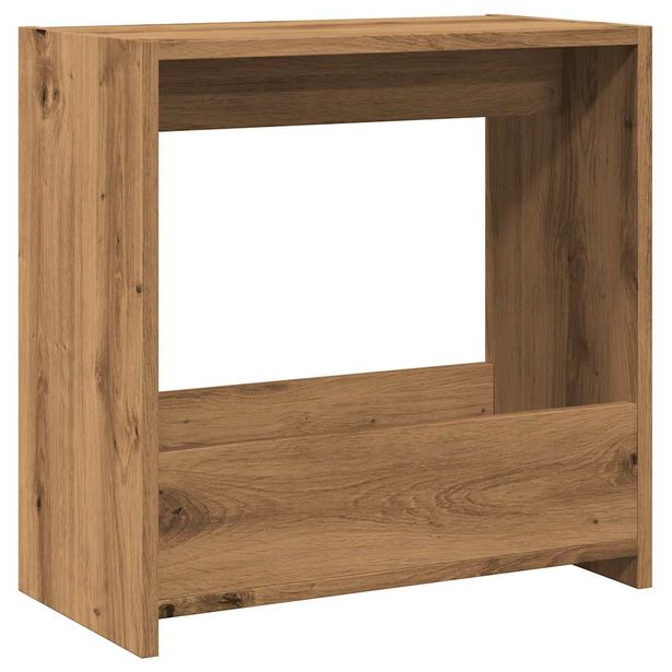 Sivupöytä käsityöläinen tammi 50x26x50 cm tekninen puu (56539)