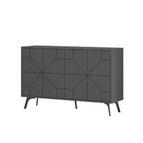 Sivupöytä Linento Furniture Dune 120, antrasiitti