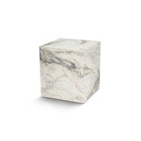 Sivupöytä Linento Furniture Küp, freesia-marmorijäljitelmä, Verkkokaupan poistotuote