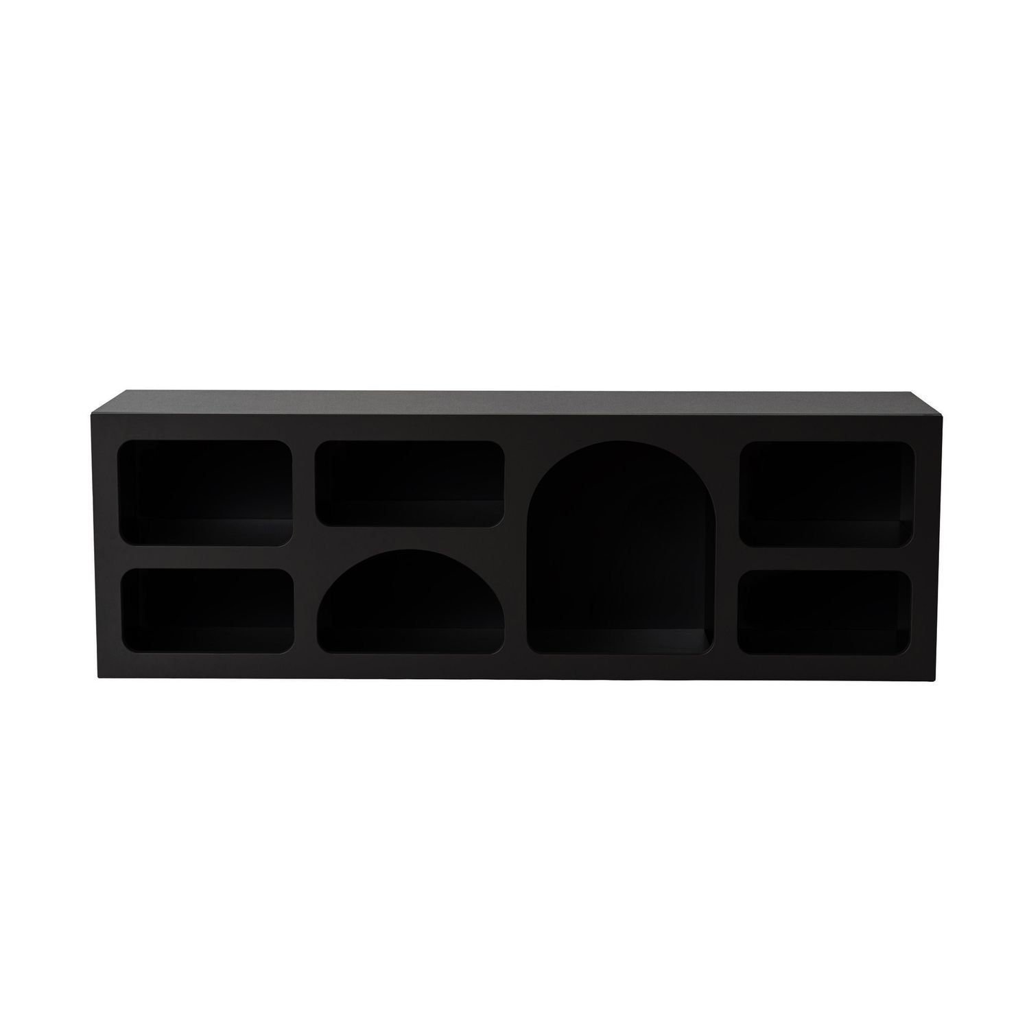 Sivupöytä Linento Furniture Liva 160, musta