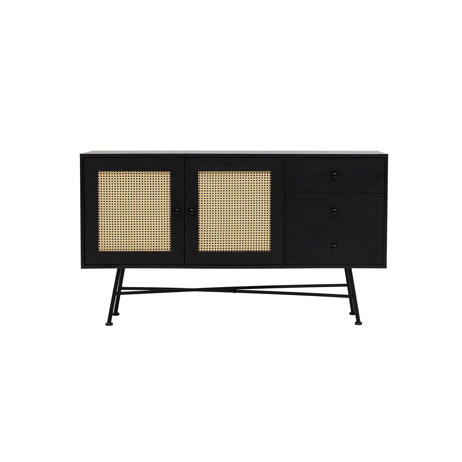 Sivupöytä Linento Furniture Nala, musta