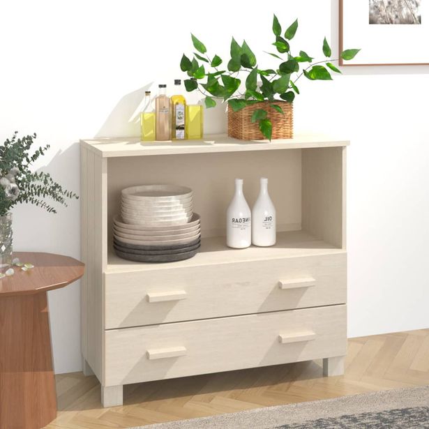Sivupyötä 3 Hamar 85x35x80 cm mänty hunajanruskea