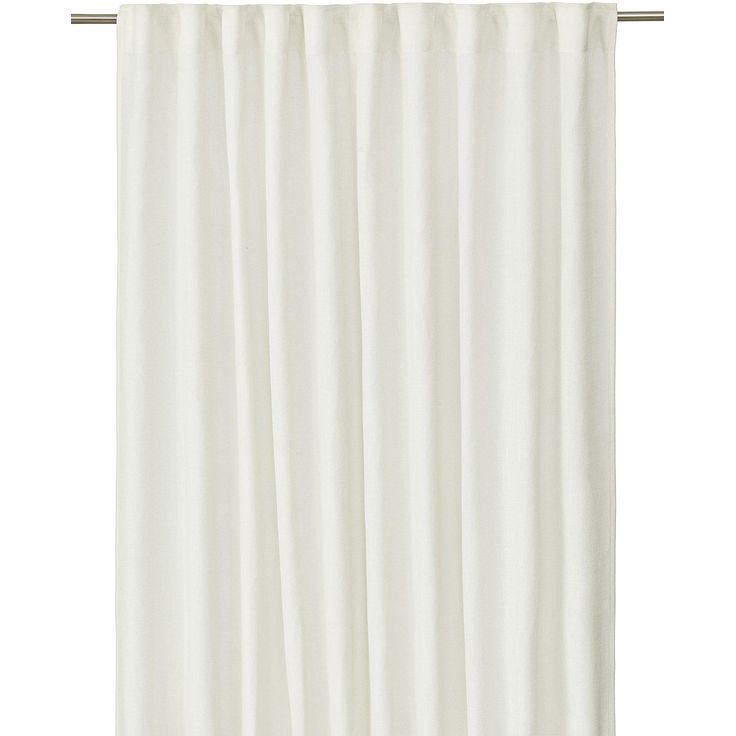 Sivuverho Svanefors Cecil, 145x260cm, 2kpl/pkt, luonnonvalkoinen