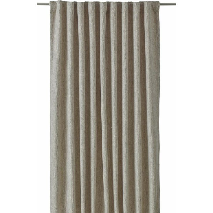 Sivuverho Svanefors Greenwich, 140x280cm, 2kpl/pkt, beige