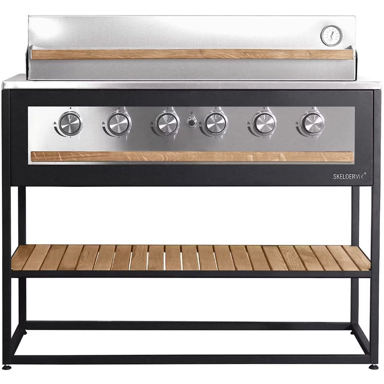 Kaasugrilli Skeldervik Stainless Countertop, 6 poltinta