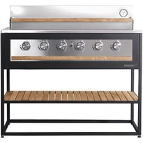 Kaasugrilli Skeldervik Stainless Countertop, 6 poltinta