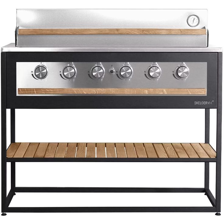Kaasugrilli Skeldervik Stainless Countertop, 6 poltinta