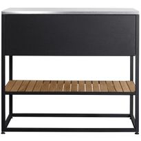 Kesäkeittiön laatikkomoduuli Skeldervik Stainless Countertop