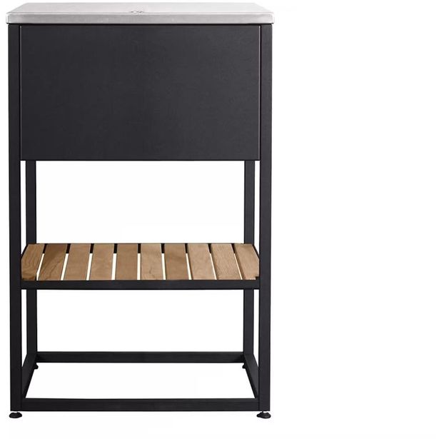 Kesäkeittiön kulmamoduuli Skeldervik Stainless Countertop