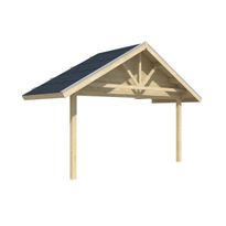 Terassin katos Skan Holz Toronto kesämökeille, 12.1m²